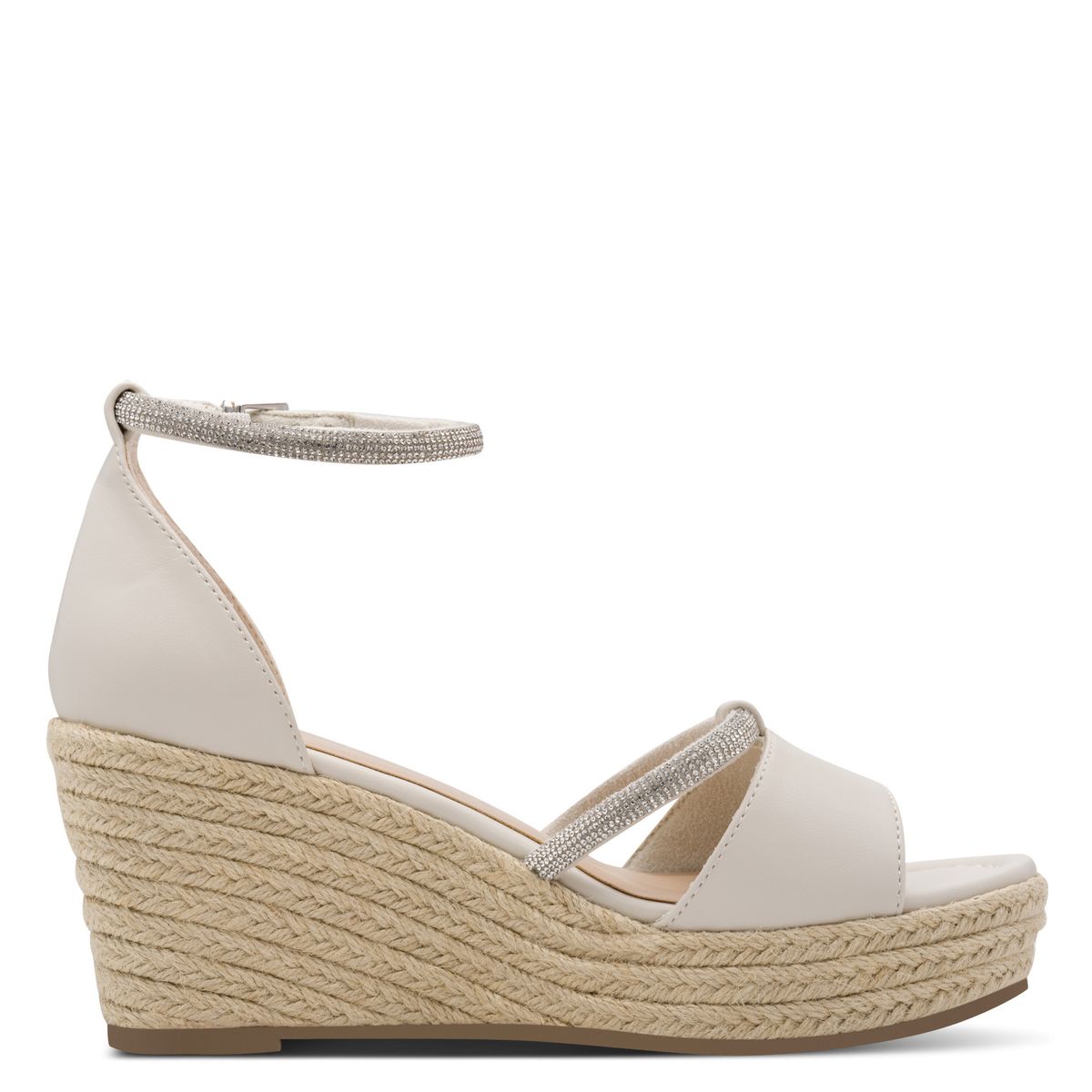 Beige sandal med strass