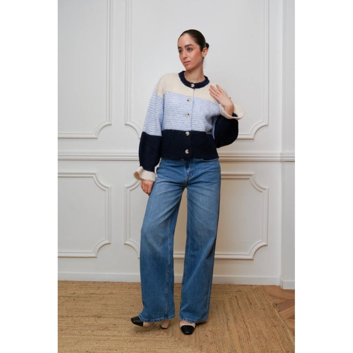 Imina Cardigan - Blå 